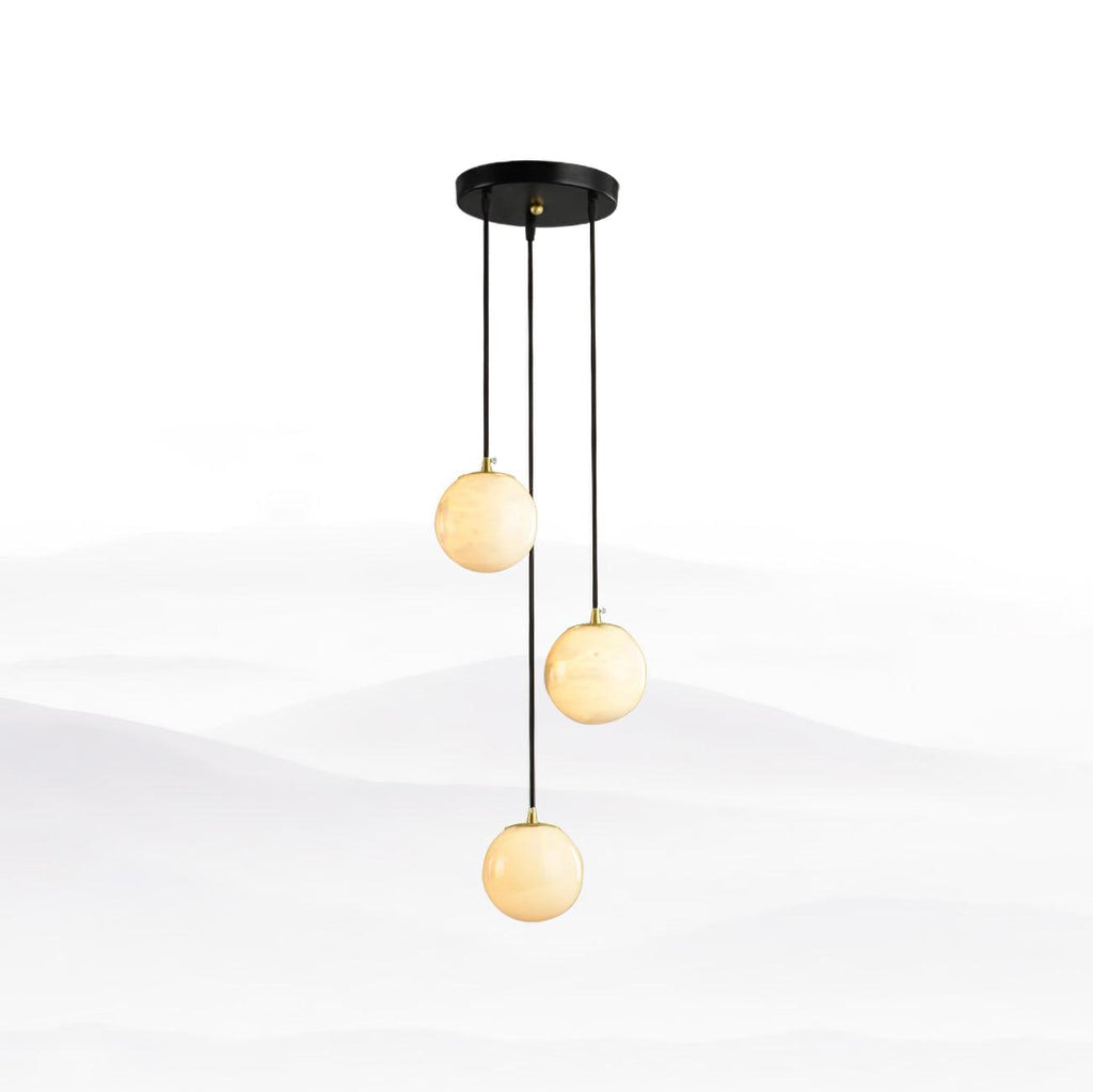 Ambient Glow Alabaster Pendant Light