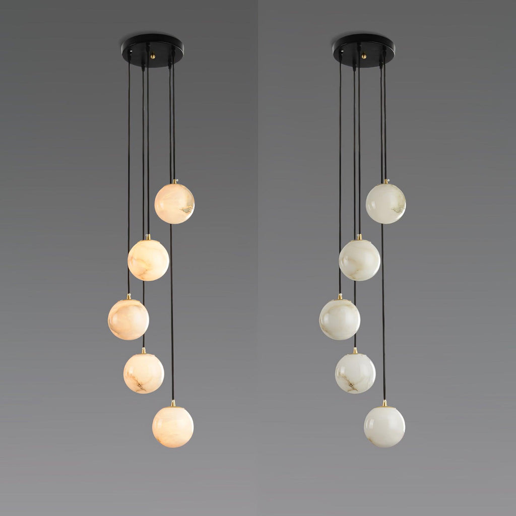 Ambient Glow Alabaster Pendant Light