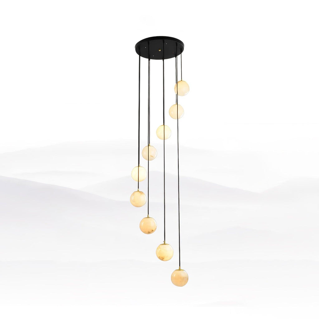 Ambient Glow Alabaster Pendant Light