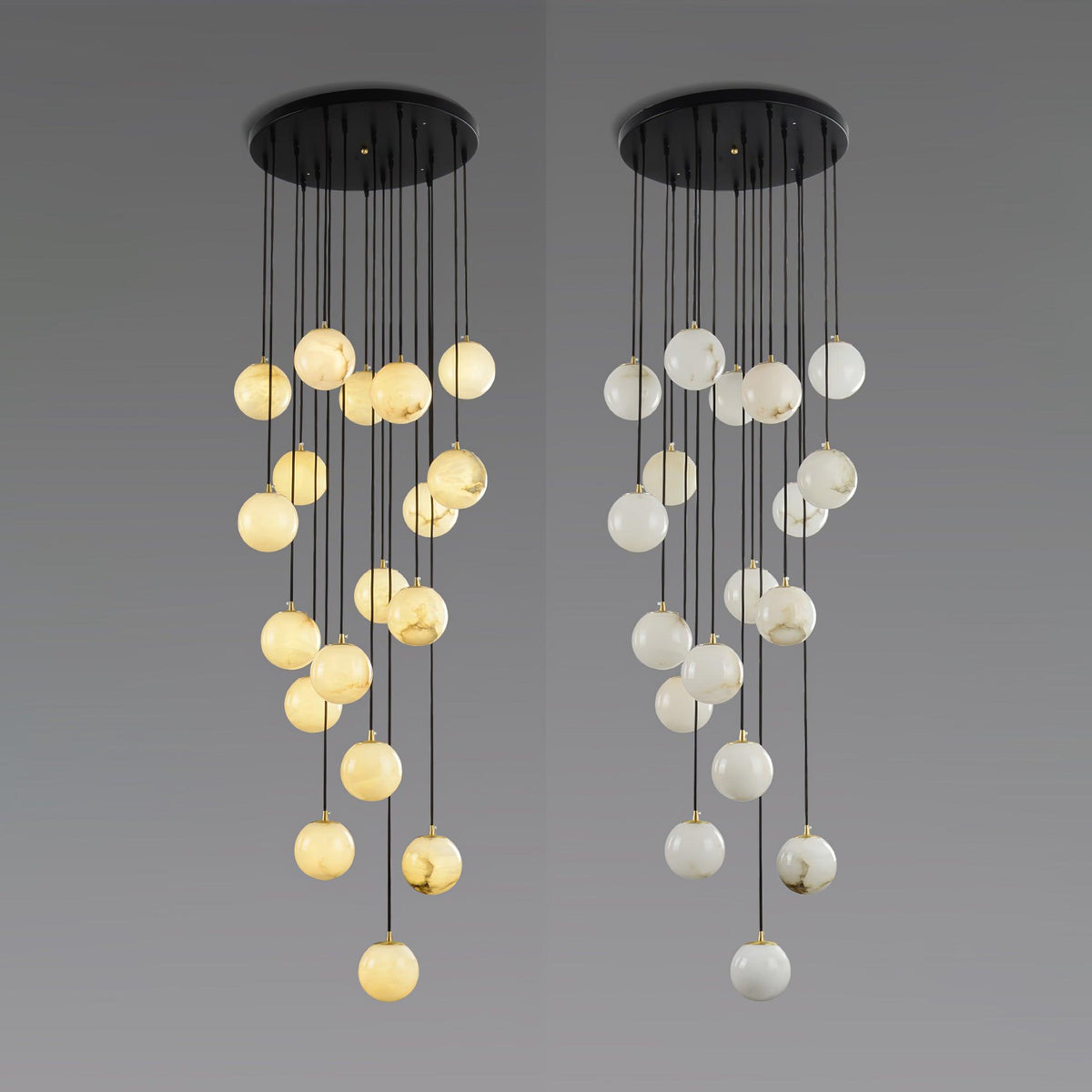 Ambient Glow Alabaster Pendant Light