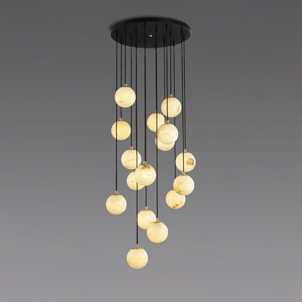 Ambient Glow Alabaster Pendant Light