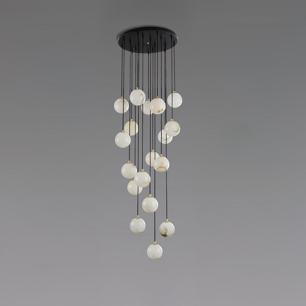 Ambient Glow Alabaster Pendant Light