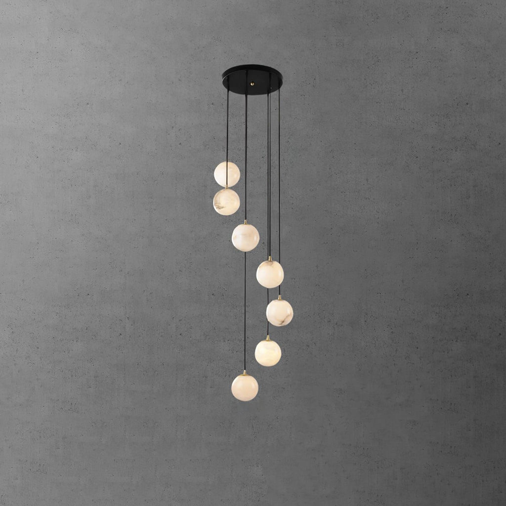 Ambient Glow Alabaster Pendant Light