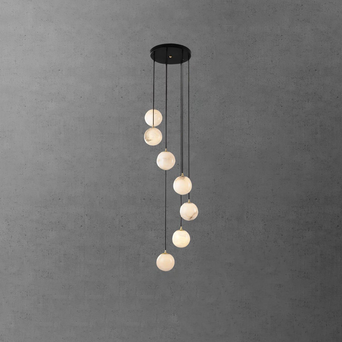 Ambient Glow Alabaster Pendant Light