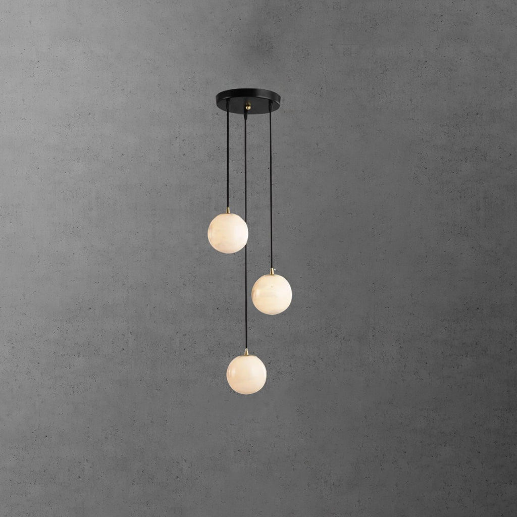 Ambient Glow Alabaster Pendant Light