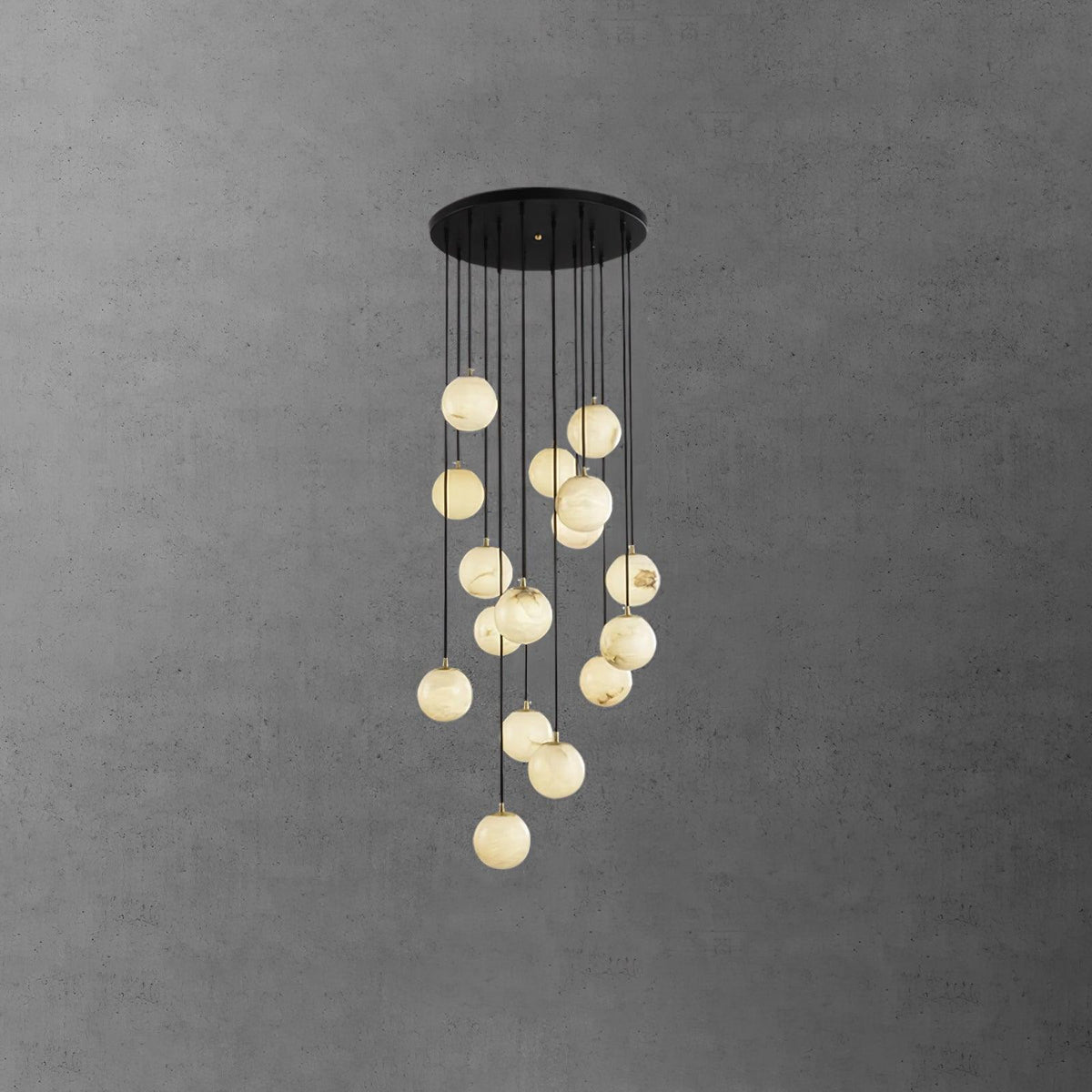 Ambient Glow Alabaster Pendant Light