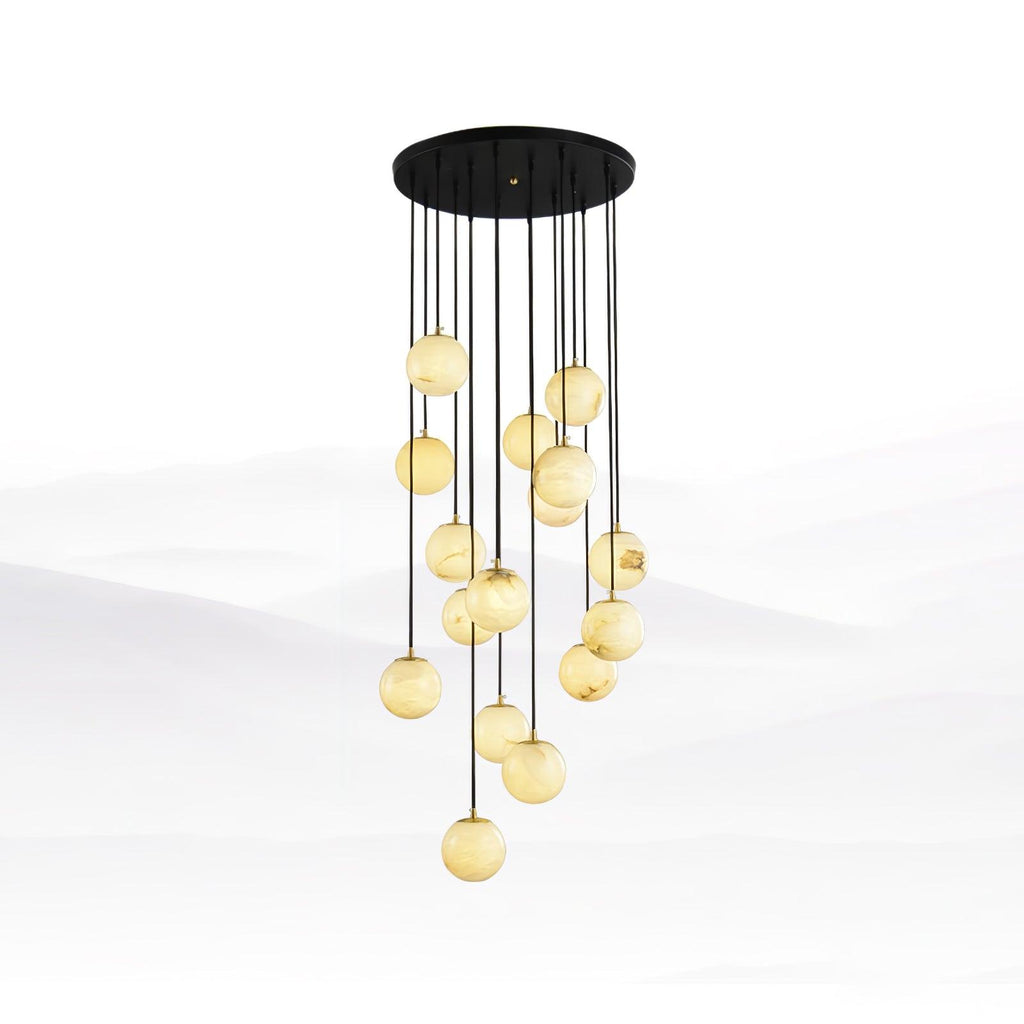 Ambient Glow Alabaster Pendant Light