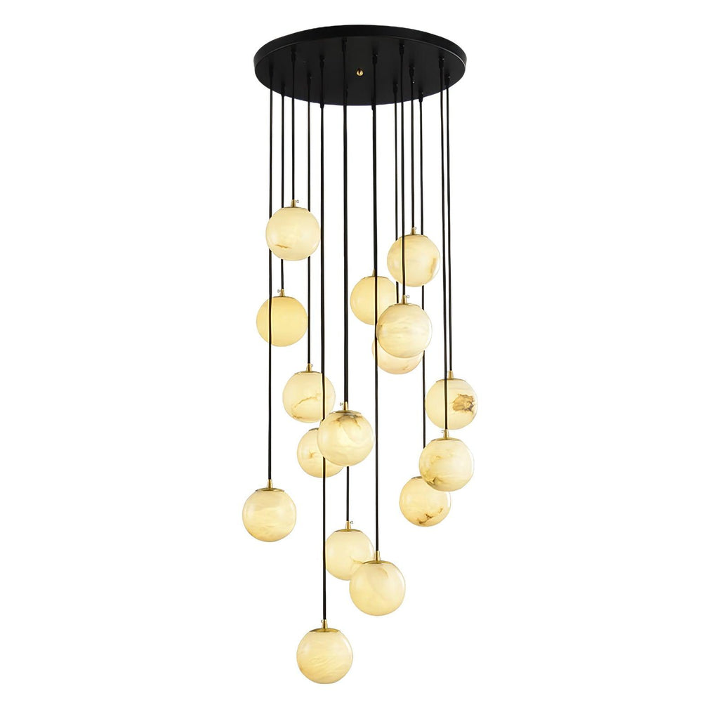 Ambient Glow Alabaster Pendant Light