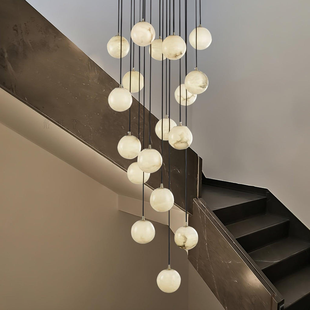 Ambient Glow Alabaster Pendant Light