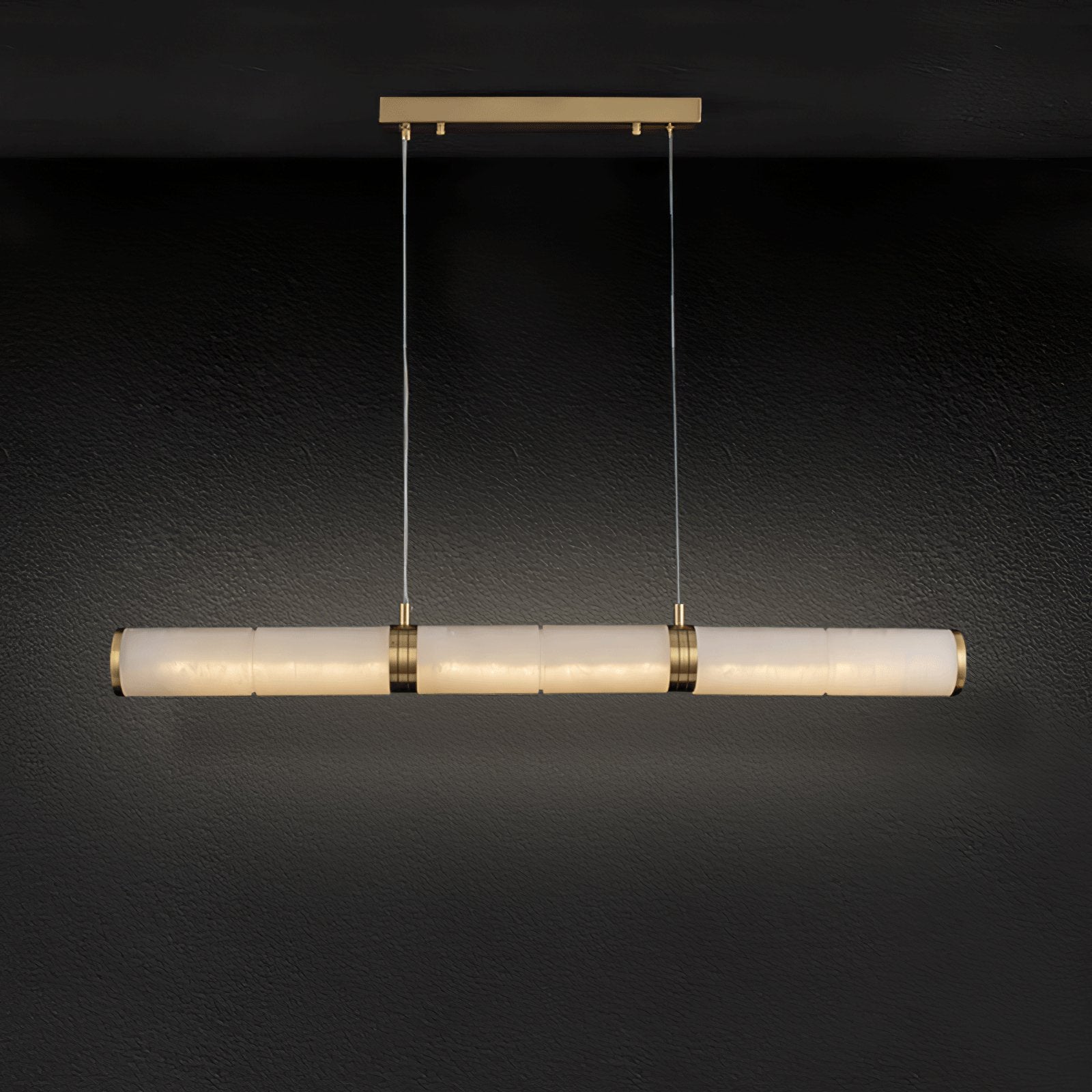 Pendant Light Soft Alabaster Linear Glow