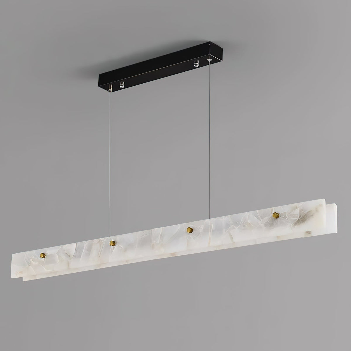 Ambient Lighting Alabaster Linear LED Pendant Lamp