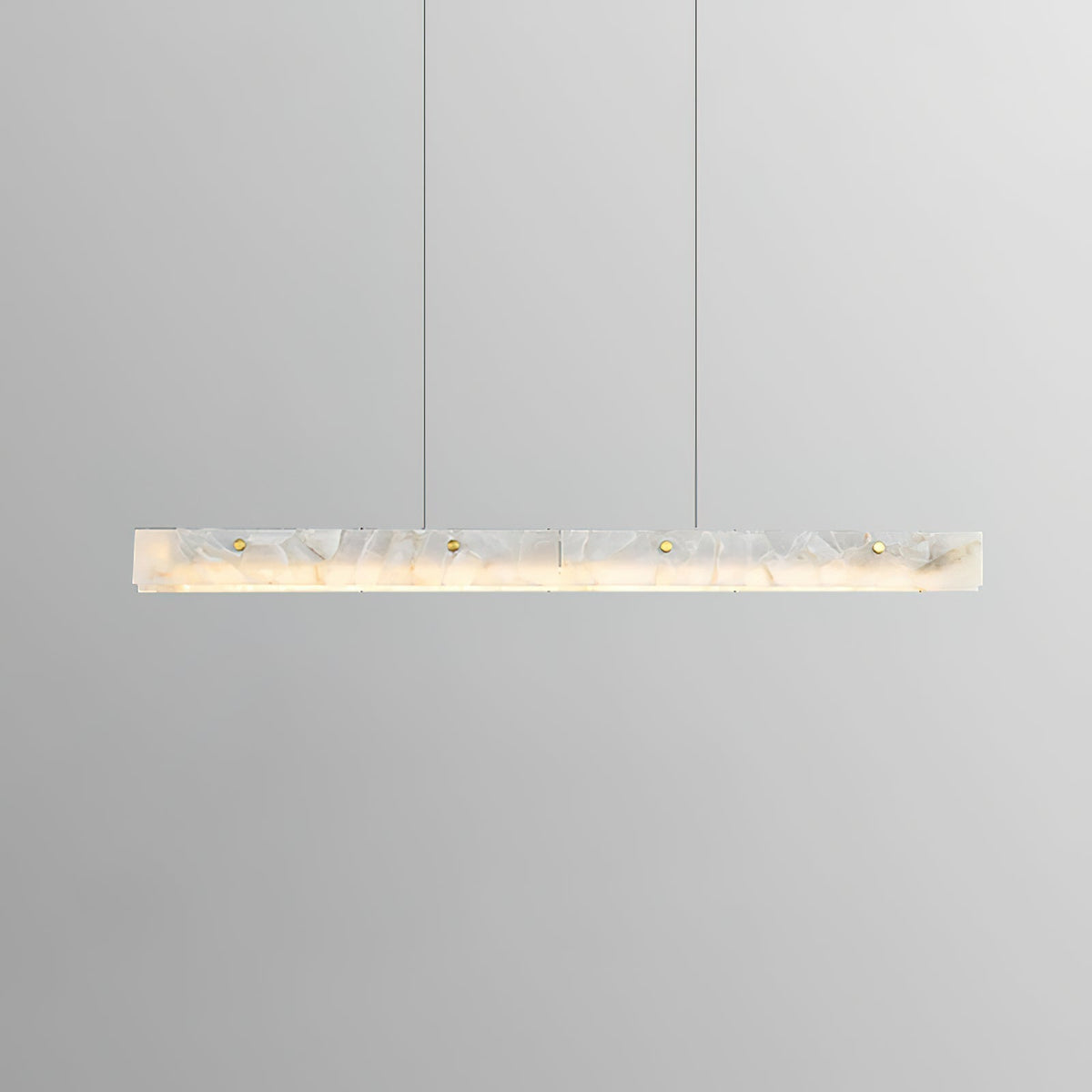 Ambient Lighting Alabaster Linear LED Pendant Lamp