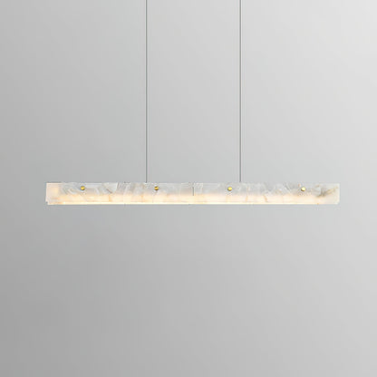 Ambient Lighting Alabaster Linear LED Pendant Lamp