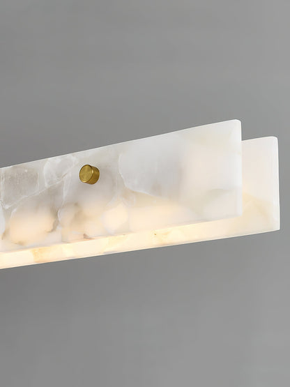 Ambient Lighting Alabaster Linear LED Pendant Lamp
