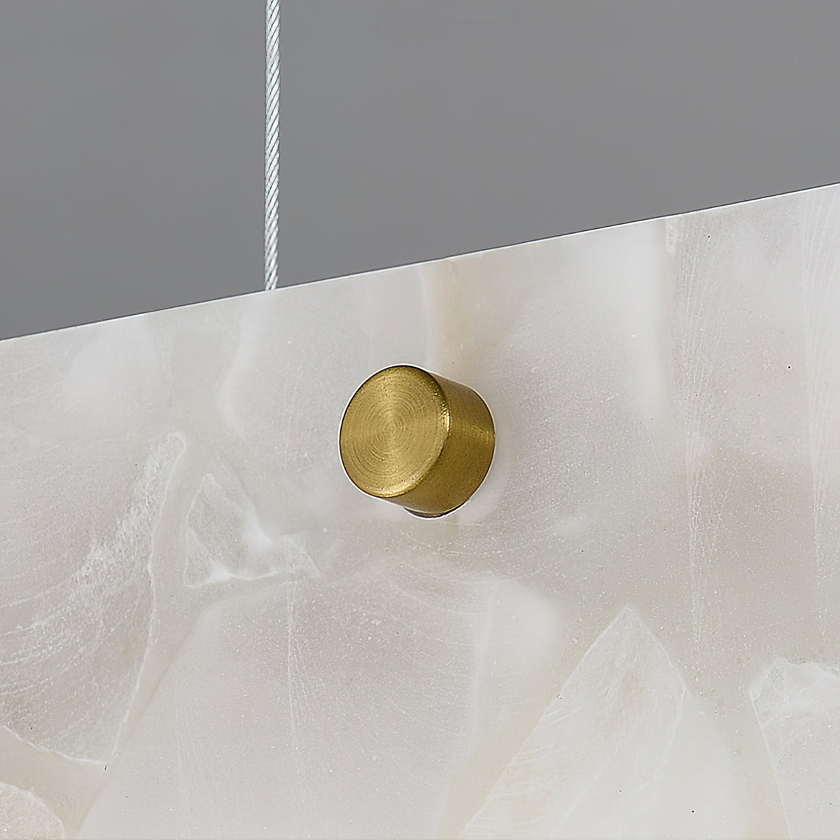 Ambient Lighting Alabaster Linear LED Pendant Lamp
