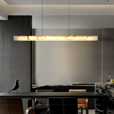 Ambient Lighting Alabaster Linear LED Pendant Lamp