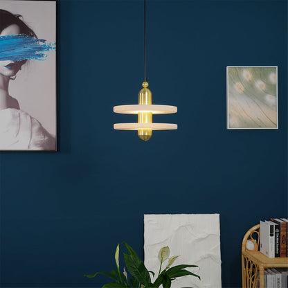 Pendant Lamp With Soft Ambient Glow Alabaster Planes