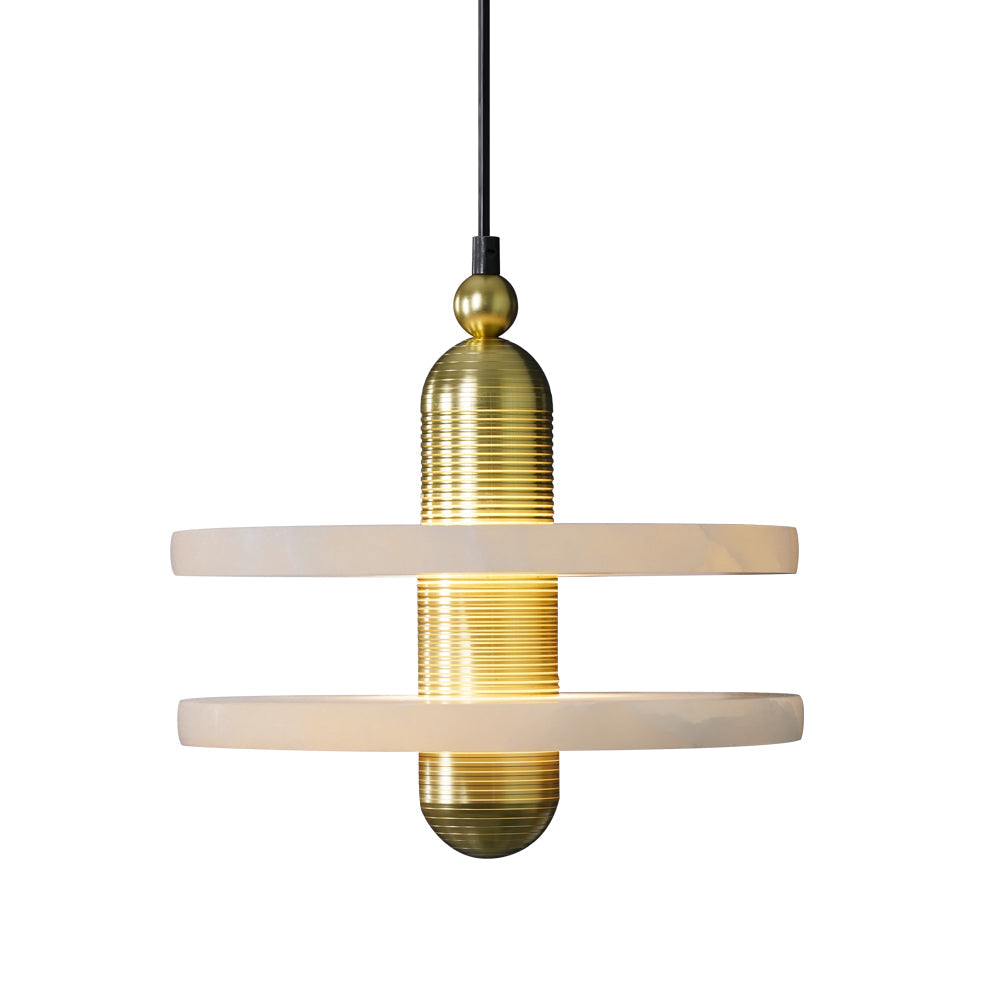 Pendant Lamp With Soft Ambient Glow Alabaster Planes