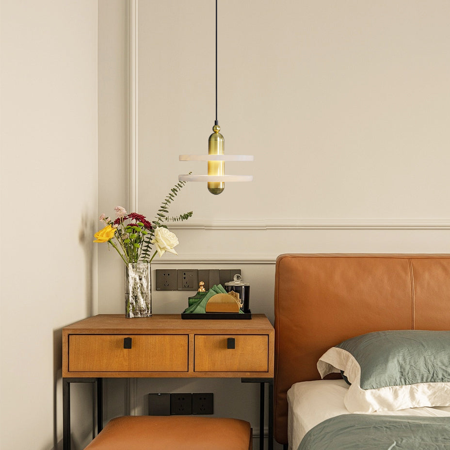 Pendant Lamp With Soft Ambient Glow Alabaster Planes