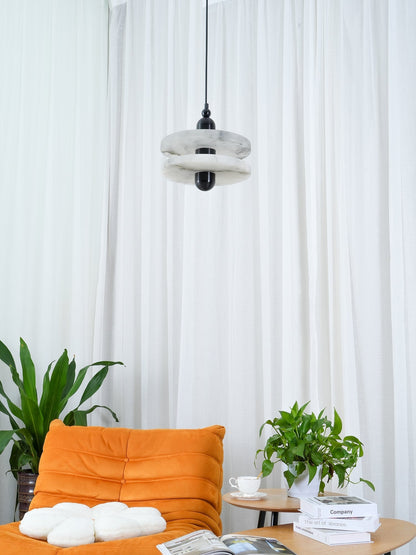 Pendant Lamp With Soft Ambient Glow Alabaster Planes