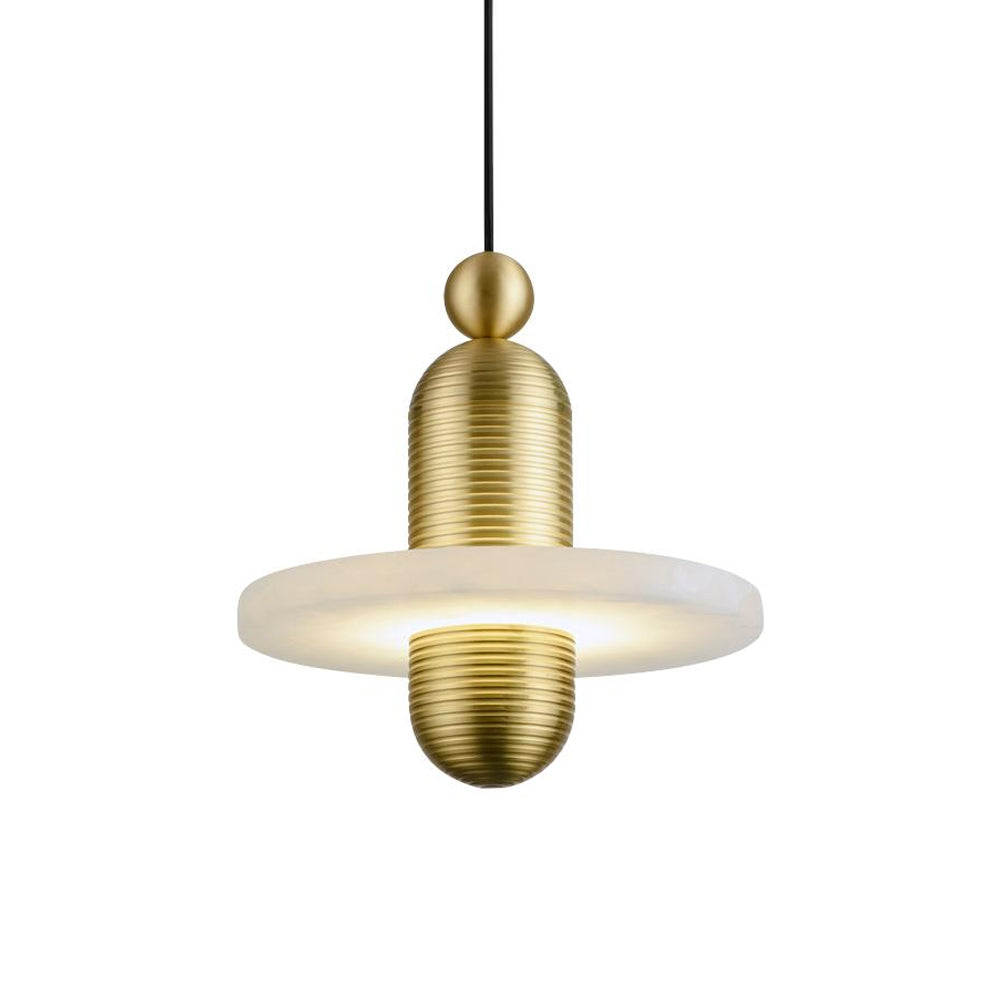 Pendant Lamp With Soft Ambient Glow Alabaster Planes