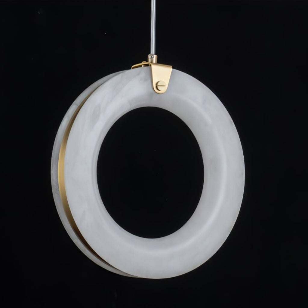 Integrated LED Alabaster Ceiling Pendant Light