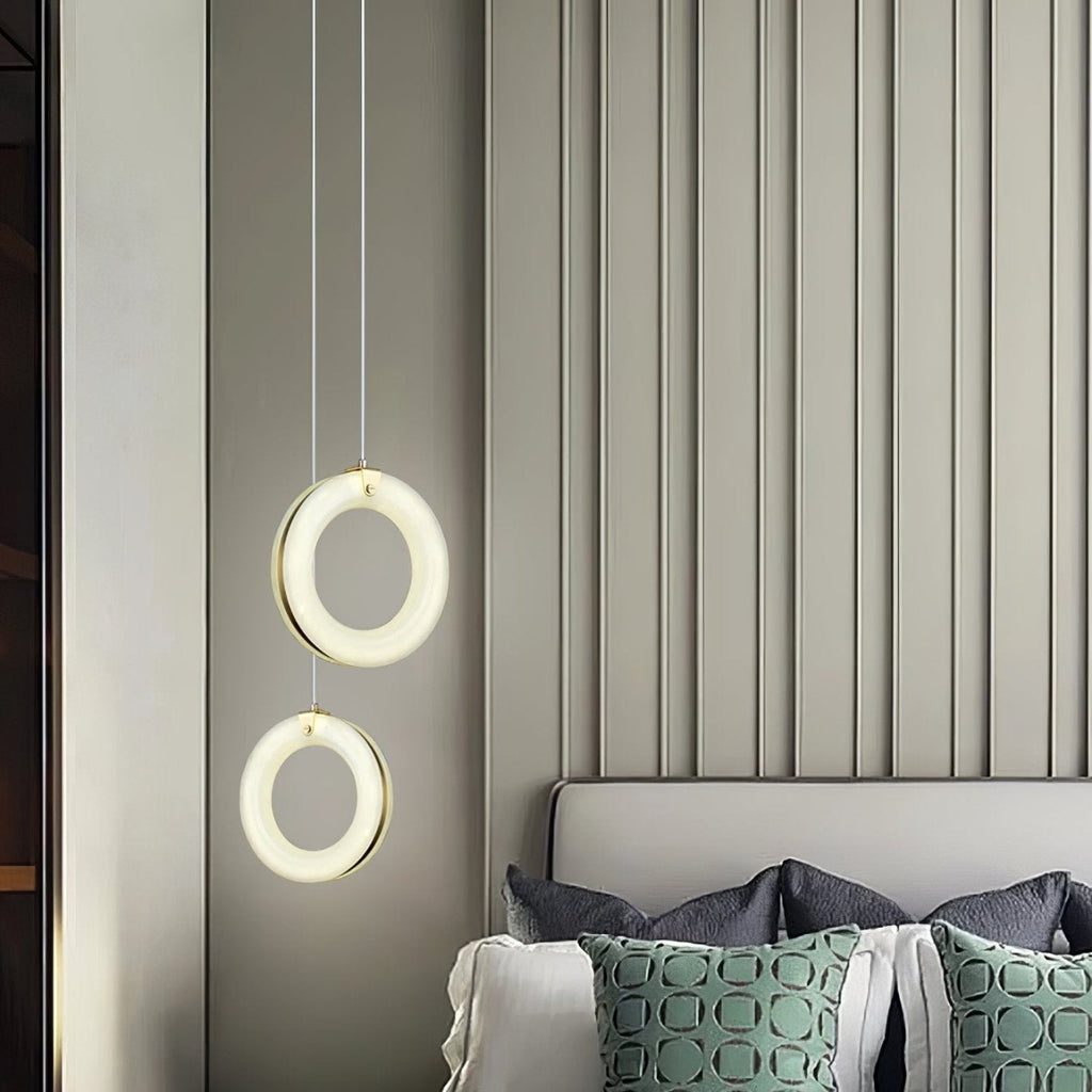 Integrated LED Alabaster Ceiling Pendant Light
