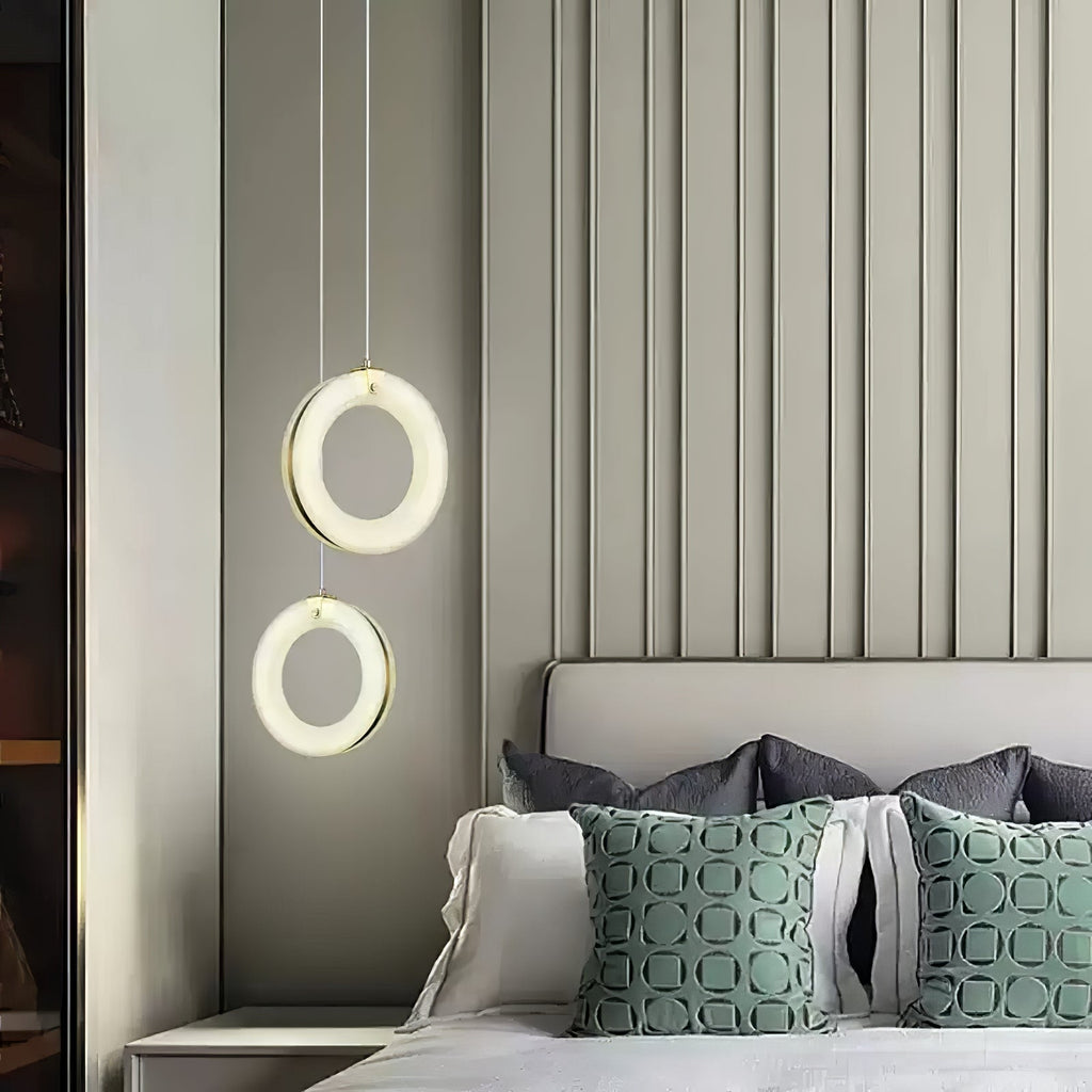 Integrated LED Alabaster Ceiling Pendant Light