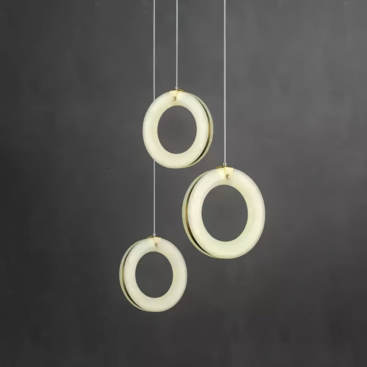 Integrated LED Alabaster Ceiling Pendant Light
