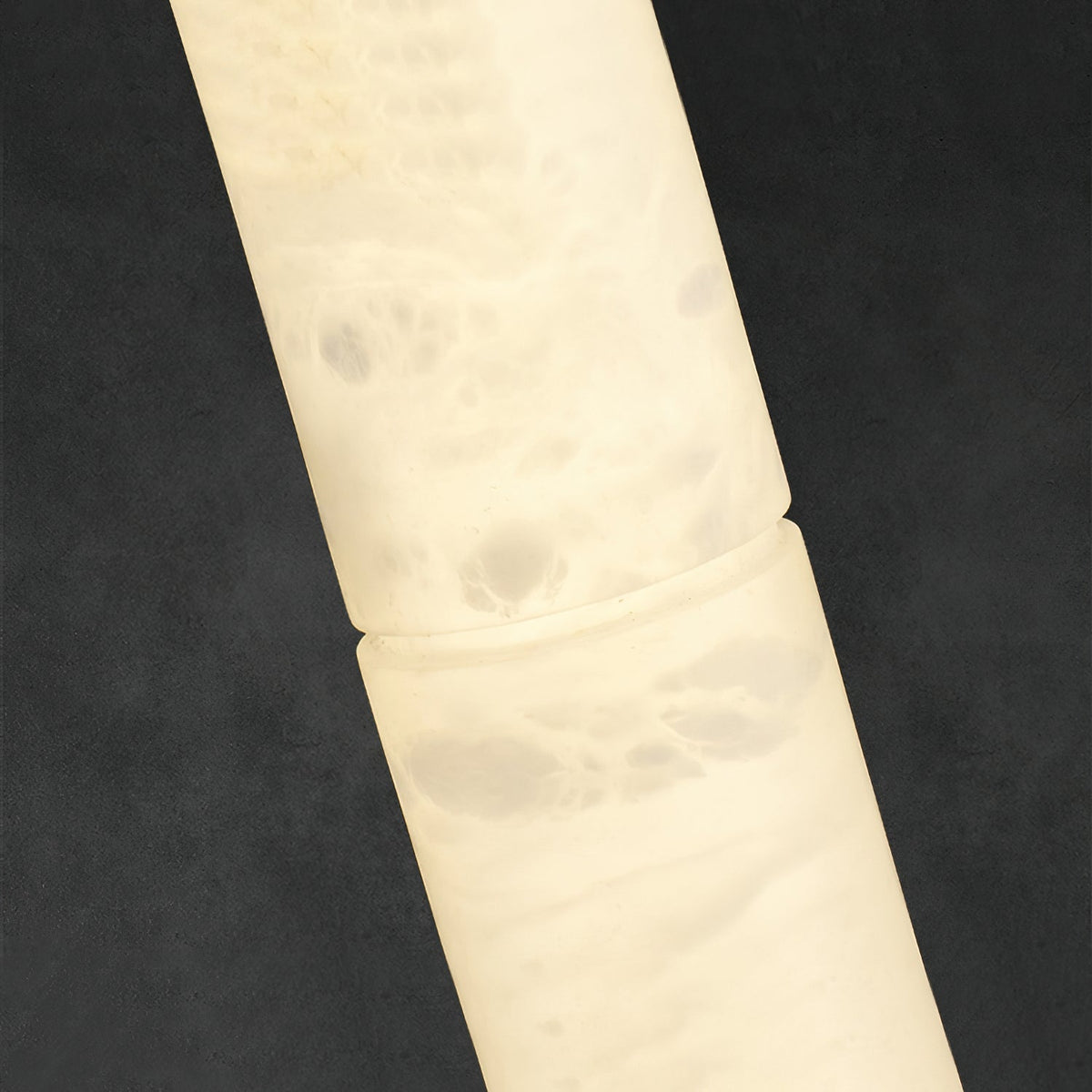 Brass Accents Alabaster Strip Pendant Light