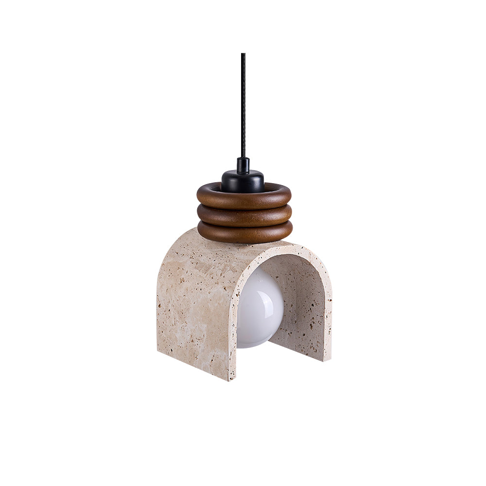 Pendant Light For Soft Ambience Travertine Arch