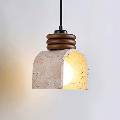 Pendant Light For Soft Ambience Travertine Arch