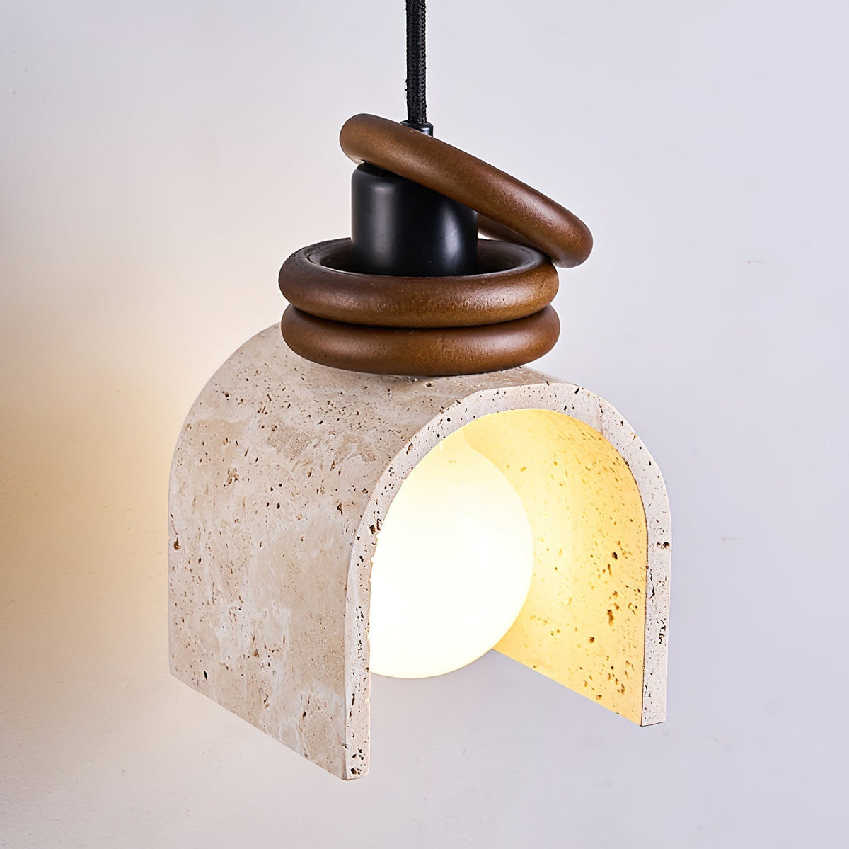 Pendant Light For Soft Ambience Travertine Arch
