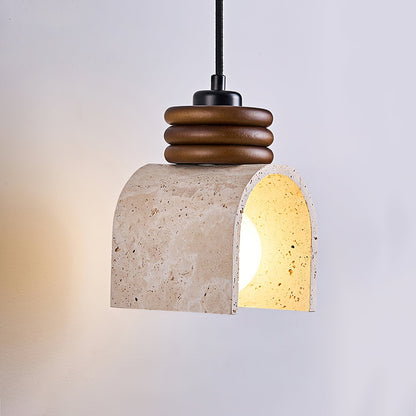 Pendant Light For Soft Ambience Travertine Arch