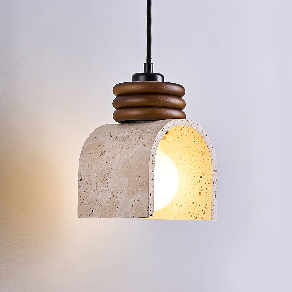 Pendant Light For Soft Ambience Travertine Arch