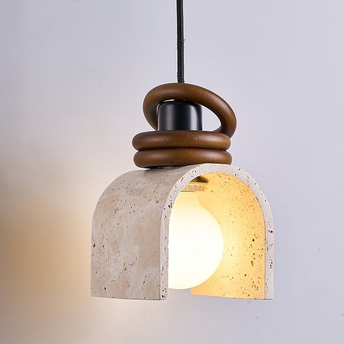 Pendant Light For Soft Ambience Travertine Arch