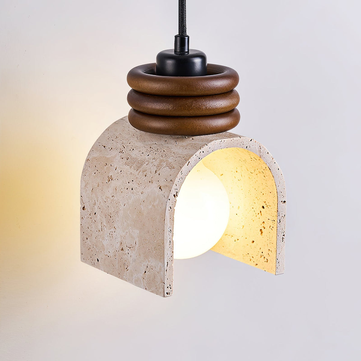 Pendant Light For Soft Ambience Travertine Arch