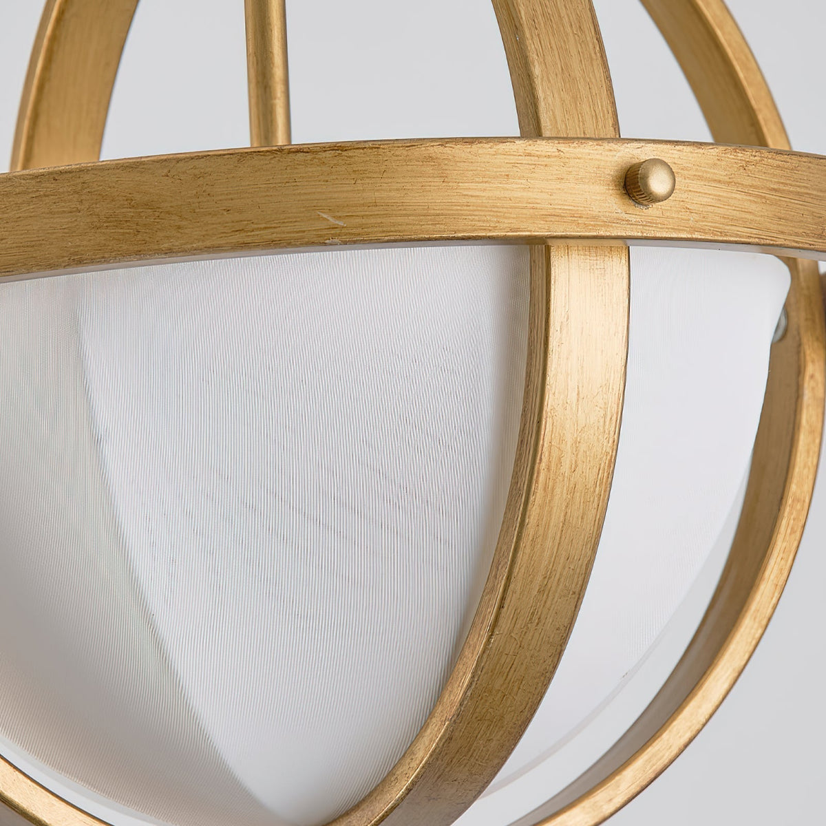Minimalist Aesthetic Metal Fabric Dual-Head Pendant Light