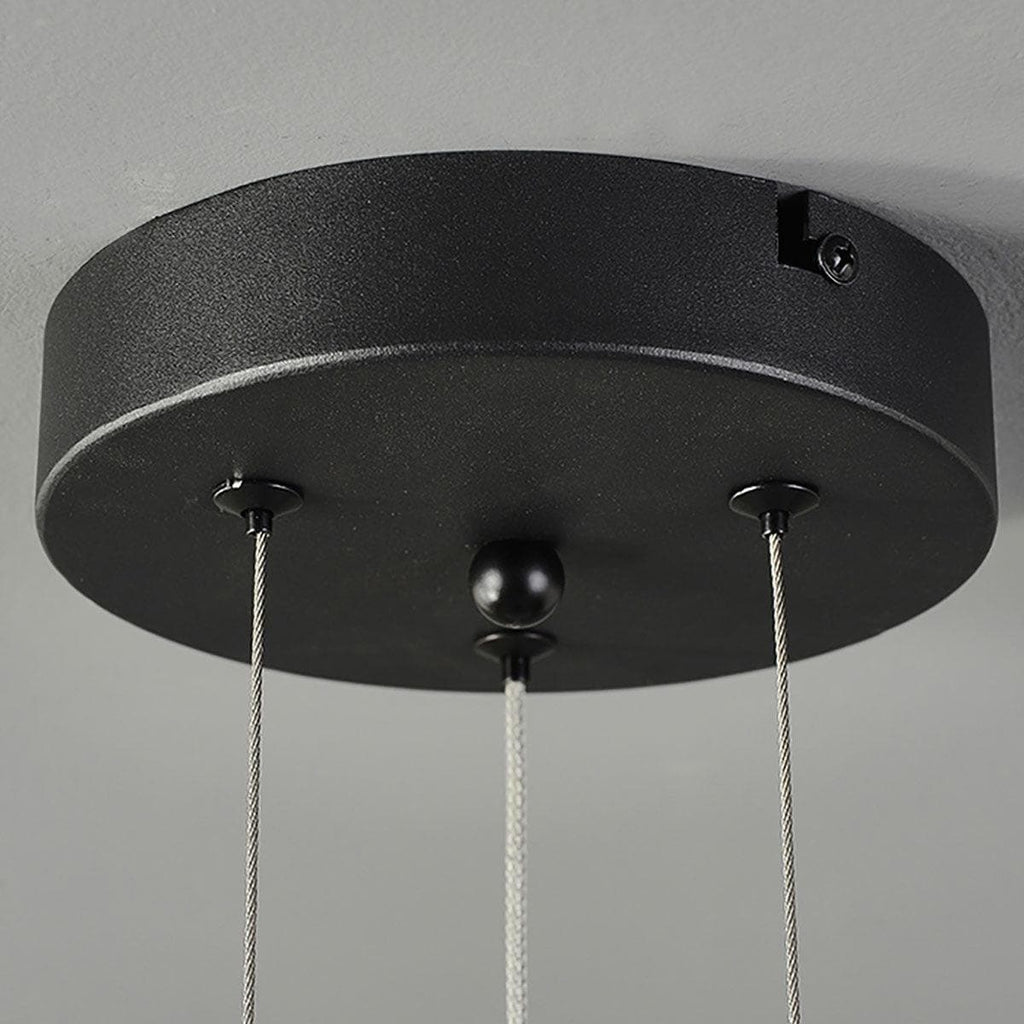 Modern Premium Pendant Lamp Black With Integrated LED