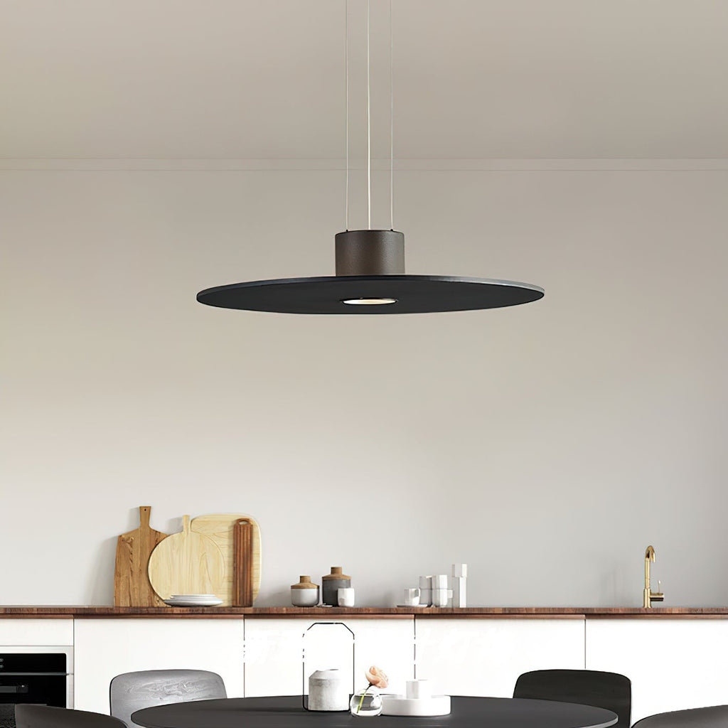 Modern Premium Pendant Lamp Black With Integrated LED