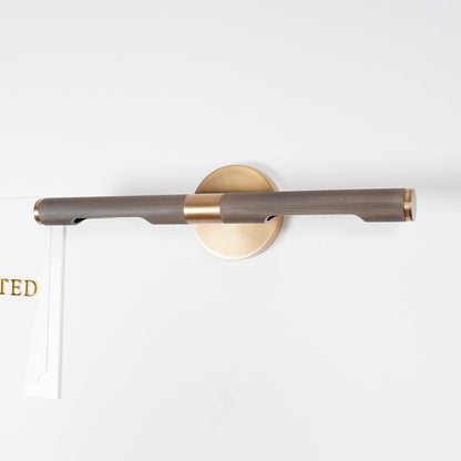 LED Damp Rated And Hardwired Brass Wall Light