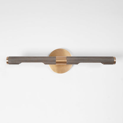 LED Damp Rated And Hardwired Brass Wall Light