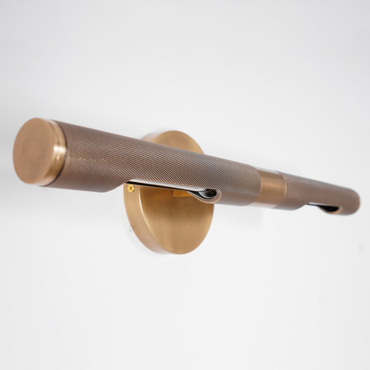 LED Damp Rated And Hardwired Brass Wall Light