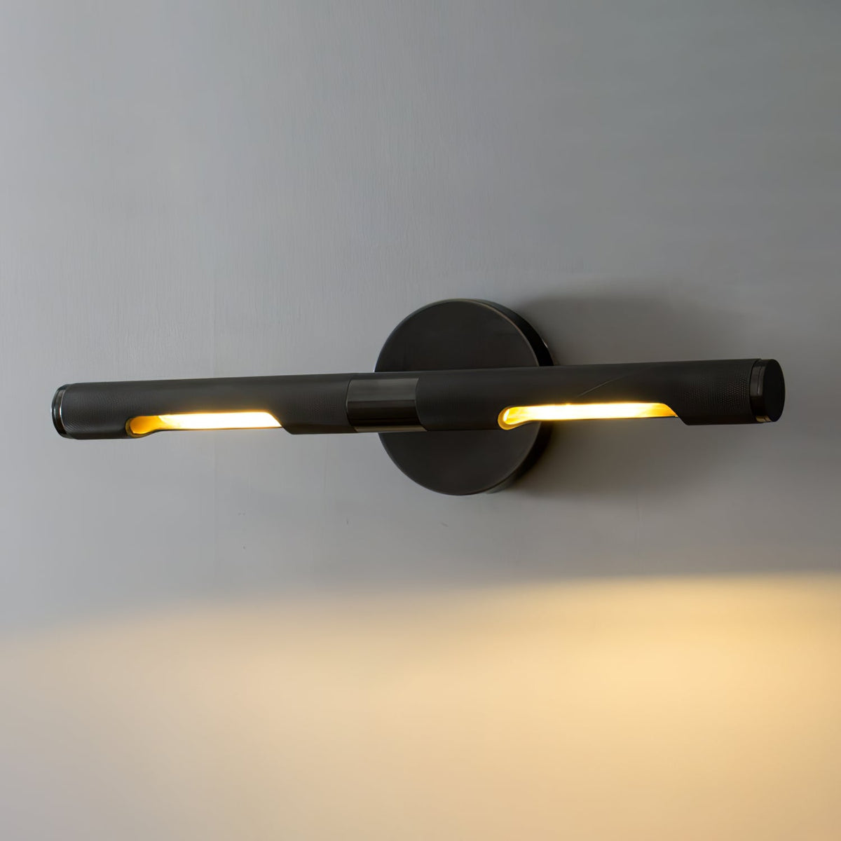 LED Damp Rated And Hardwired Brass Wall Light