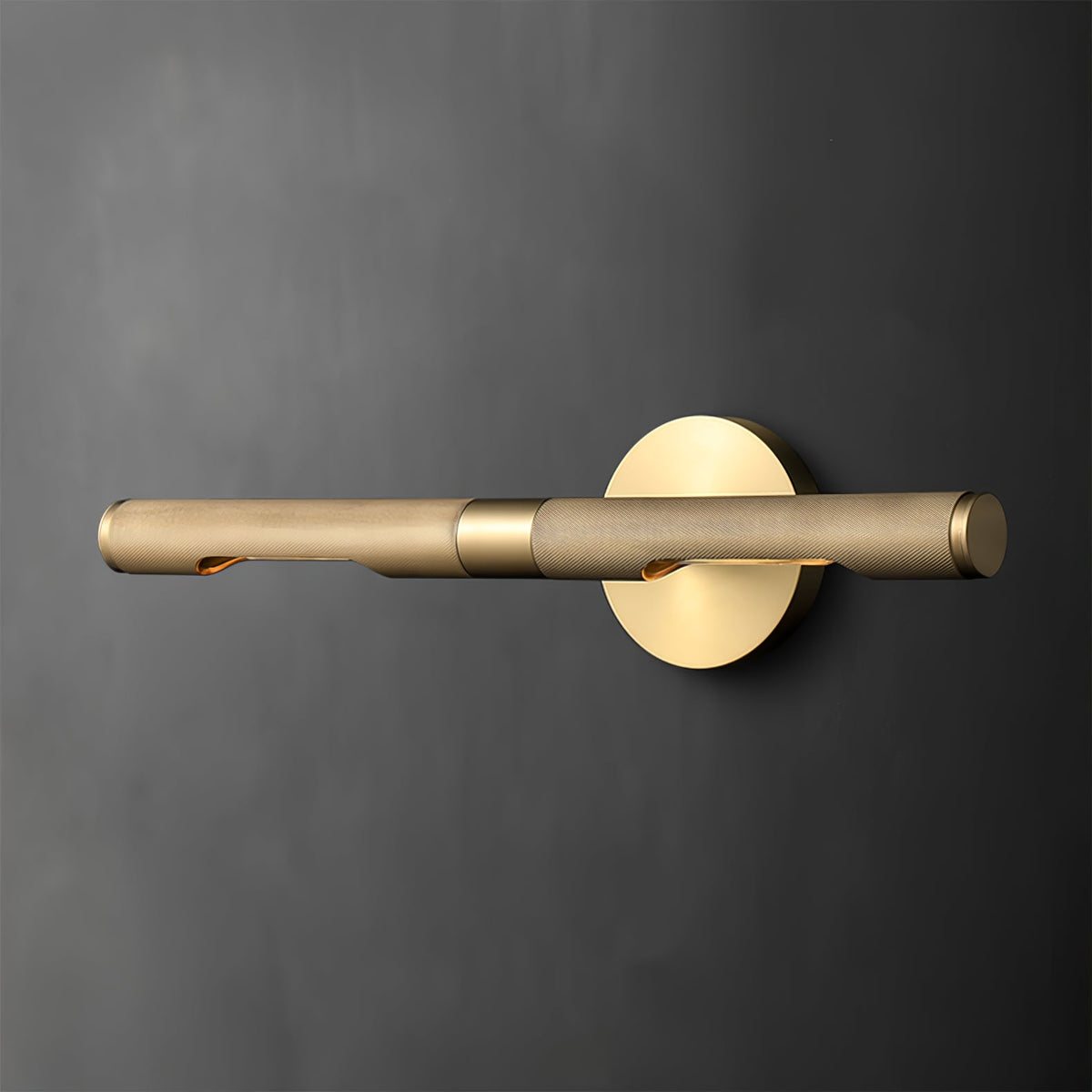 LED Damp Rated And Hardwired Brass Wall Light