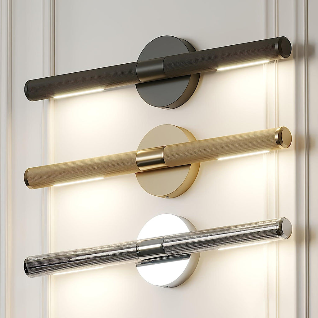 LED Damp Rated And Hardwired Brass Wall Light