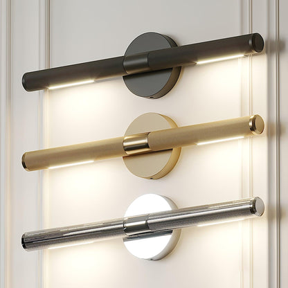 LED Damp Rated And Hardwired Brass Wall Light