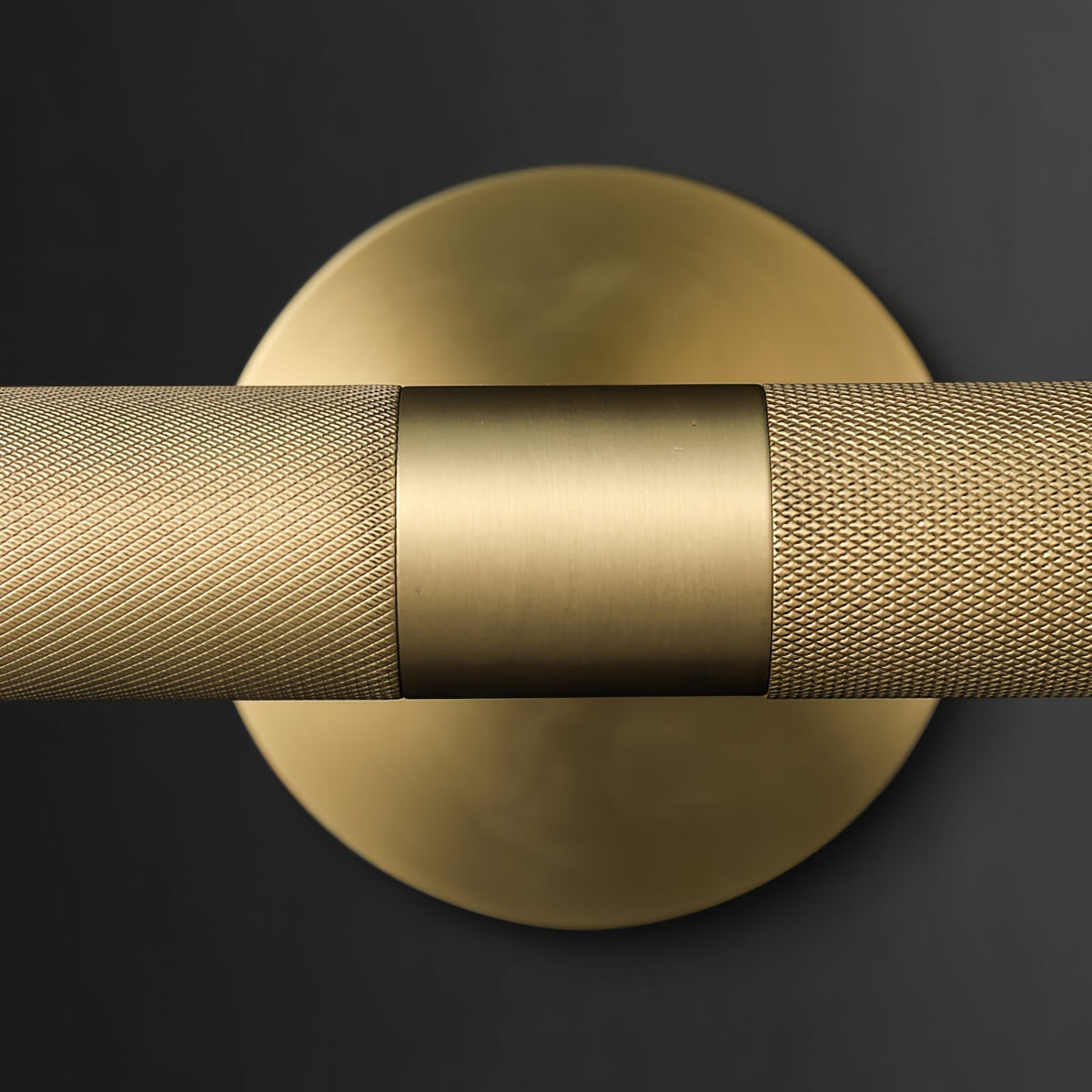 LED Damp Rated And Hardwired Brass Wall Light