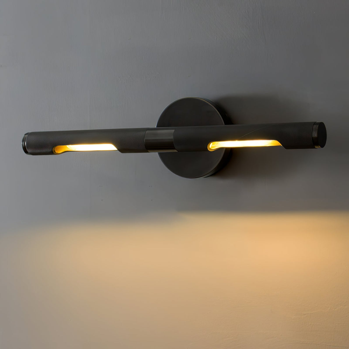 LED Damp Rated And Hardwired Brass Wall Light