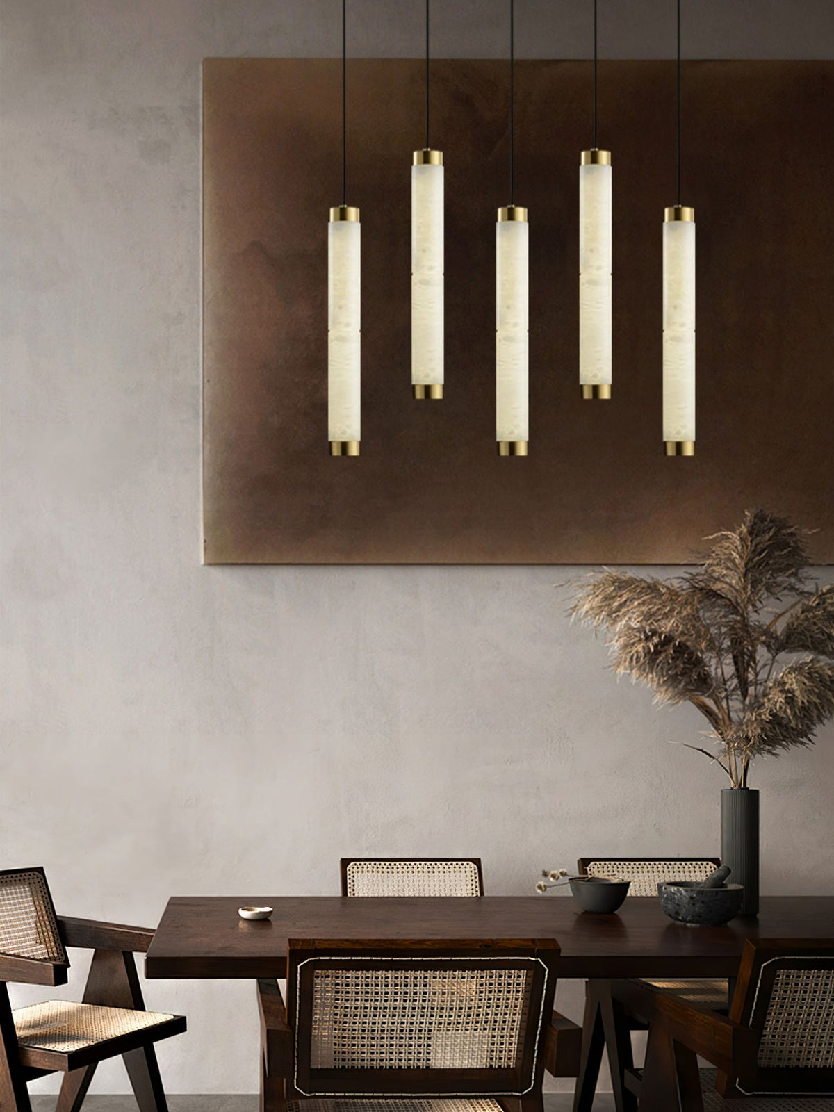 Alabaster Pendant Light With Warm Glow Lira